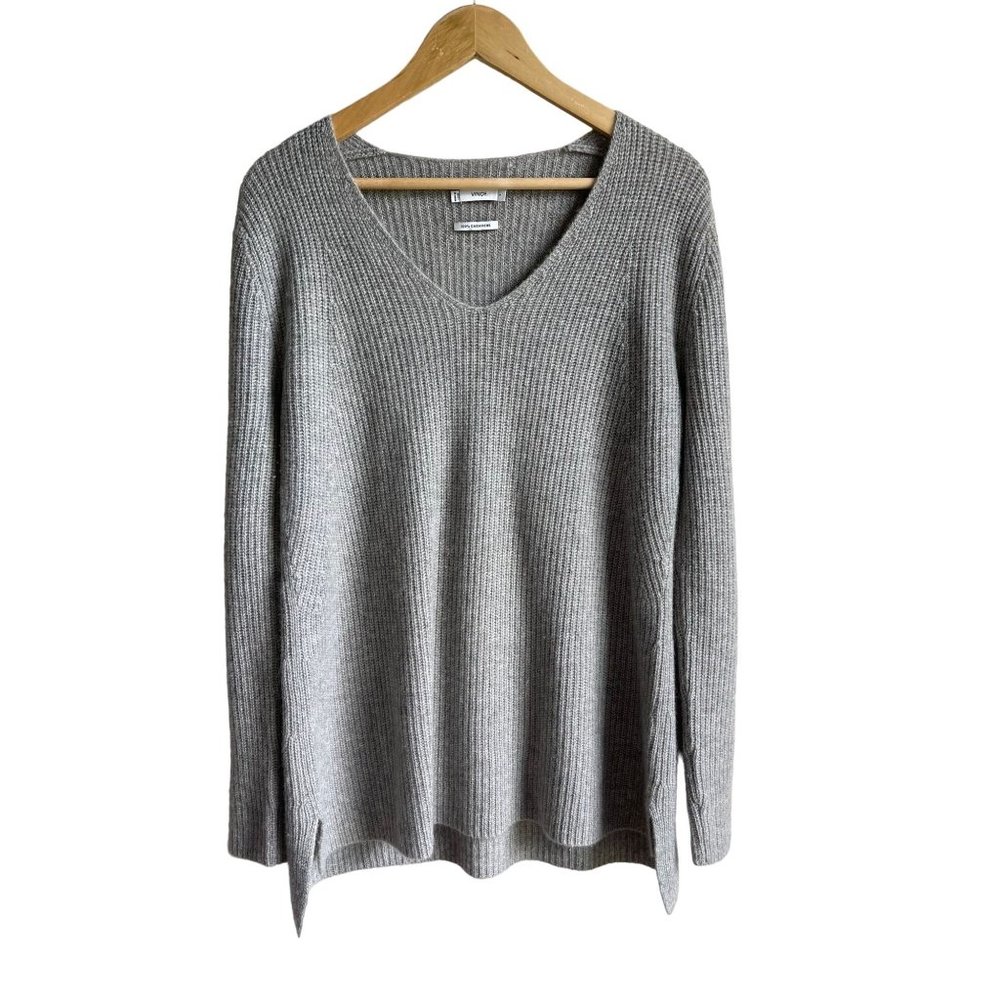 Vince Gray V-Neck Sweater